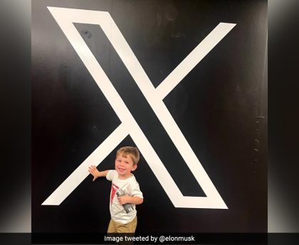 "Lil X Next To X!": Elon Musk Shares Son's Adorable Pic In Front Of Giant X Logo