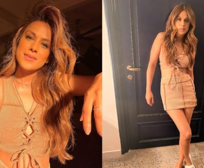 Nia Sharma Slays The Sun-Kissed Look In Bold Nude Outfit, Netizens Tease Her For Wearing Different Footwear