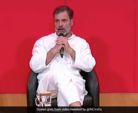 "Nothing To Do With Hinduism", Rahul Gandhi Hits Out At BJP At Paris Event