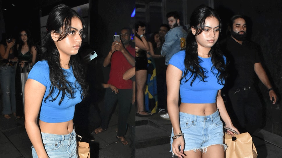Nysa Devga Seen In Serious Mood, No-Glam Look After Late Night Party