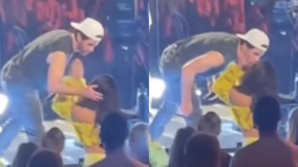 PDA Alert! Nick Jonas Kisses Priyanka Chopra Amid Concert, Adorable Gesture Of The Birthday Boy Wins Hearts