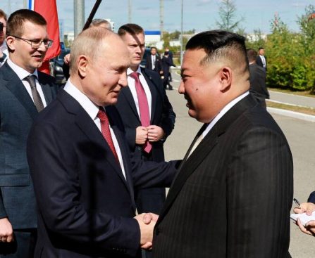 Putin, Kim Jong Un Meet At Russian Space Centre, Potential Arms Deal On Agenda Amid Ukraine Crisis