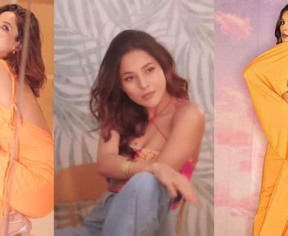 Shehnaaz Gills Sensational Sultry Videos In Plunging Neckline And Backless Top Prove Shes Transformed Into A Glam Doll - Watch