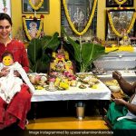 Upasana Shares Picture From First Varalakshmi Vratham With Daughter Klin Kaara