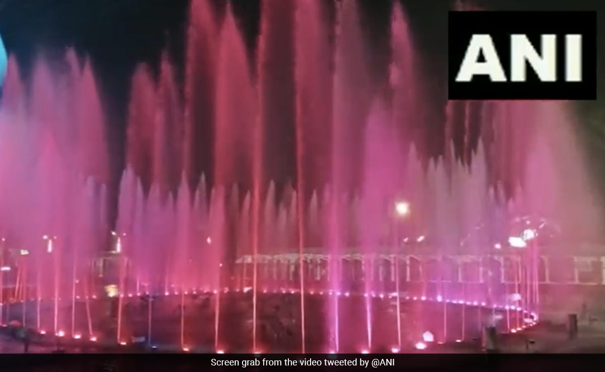 Watch: Fountain Show At Bharat Mandapam Ahead Of G20 Summit
