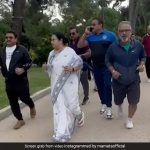 Watch: Jogging In Saree, Slippers, Mamata Banerjee