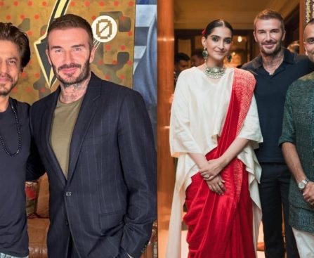 David Beckham Drops Pictures With Shah Rukh Khan, Sonam Kapoor; Expresses Gratitude